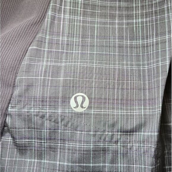 Lululemon Ahead of the Curve Jacket - Gray Plaid - Picture 10 of 11